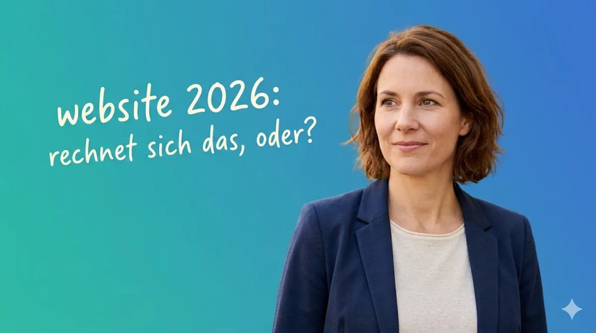 Ab wann rechnet sich eine neue Website 2026? (Oesterreich)
