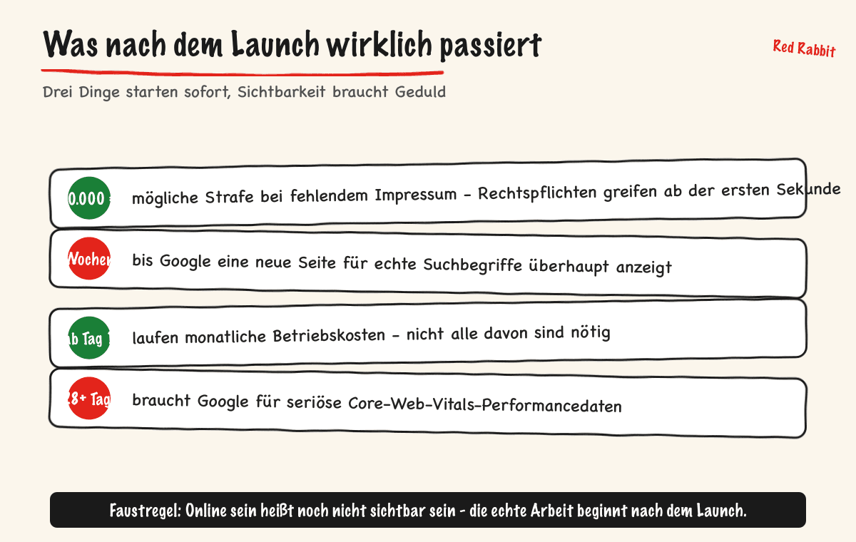 Was nach dem Launch wirklich passiert