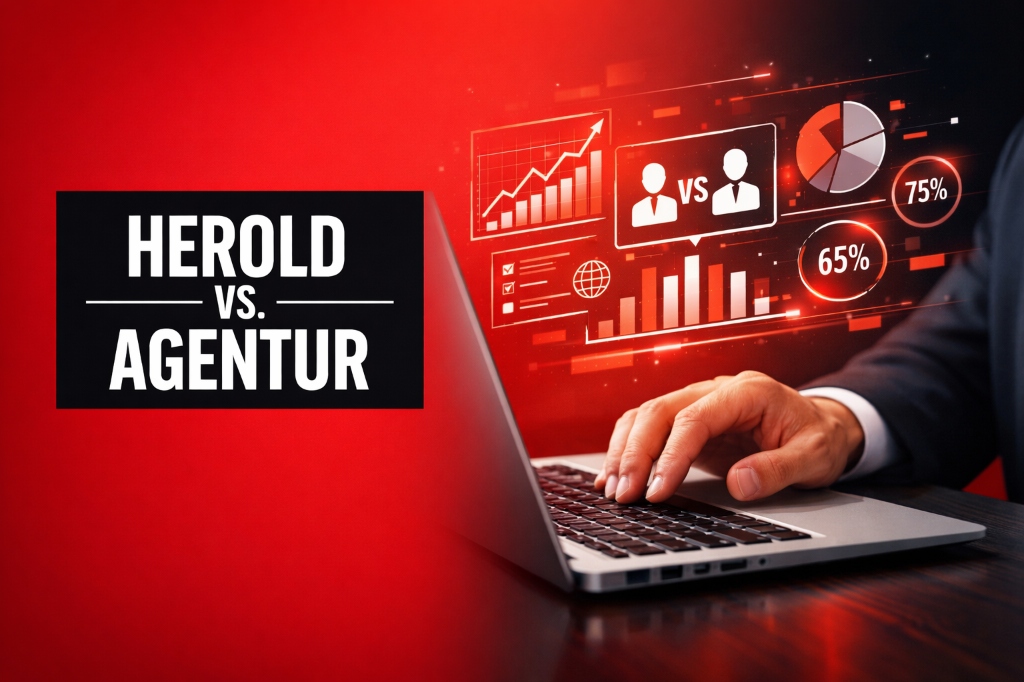 Herold Webseite vs. Agentur: der Vergleich 2026