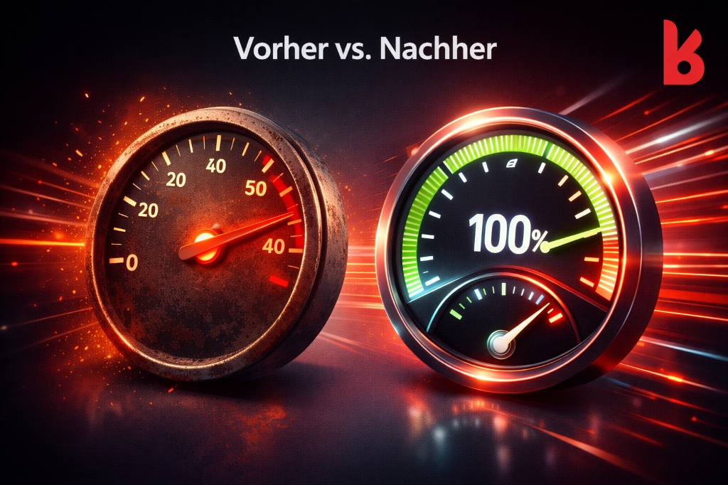Vorher vs. Nachher Performance Tuning: Website Ladezeit Optimierung in Wien 2026