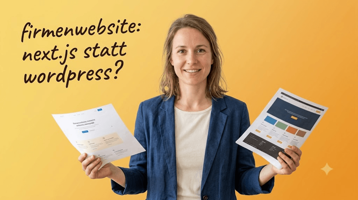 Next.js vs. WordPress 2026: Die echten Vorteile