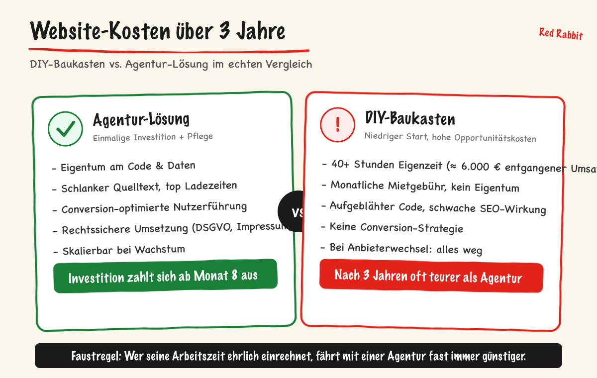 Website-Kosten über 3 Jahre