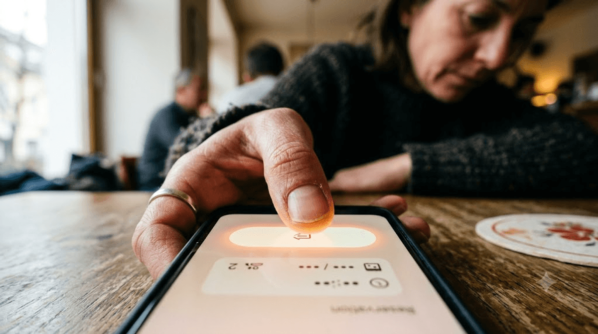 Entwickler programmiert konzentriert an zwei Monitoren individuellen Next.js-Code fuer eine Webseite